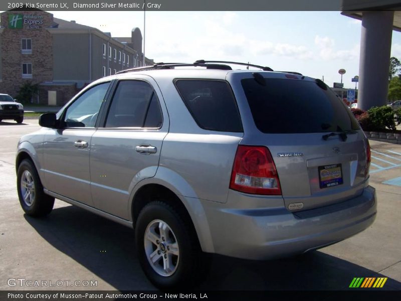 Diamond Silver Metallic / Gray 2003 Kia Sorento LX