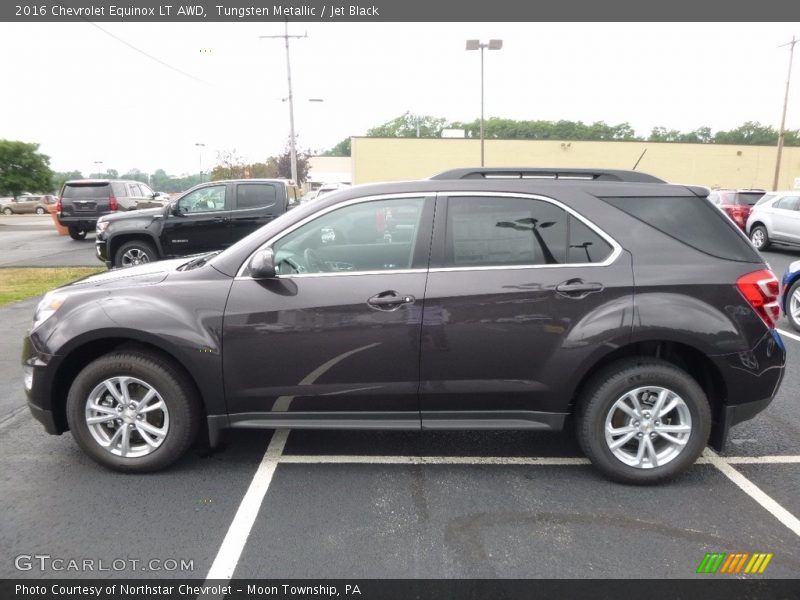 Tungsten Metallic / Jet Black 2016 Chevrolet Equinox LT AWD