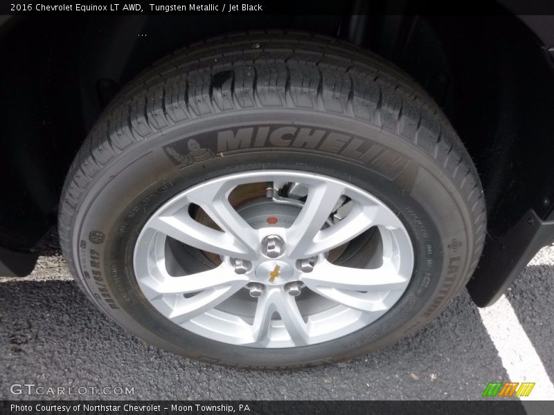 Tungsten Metallic / Jet Black 2016 Chevrolet Equinox LT AWD