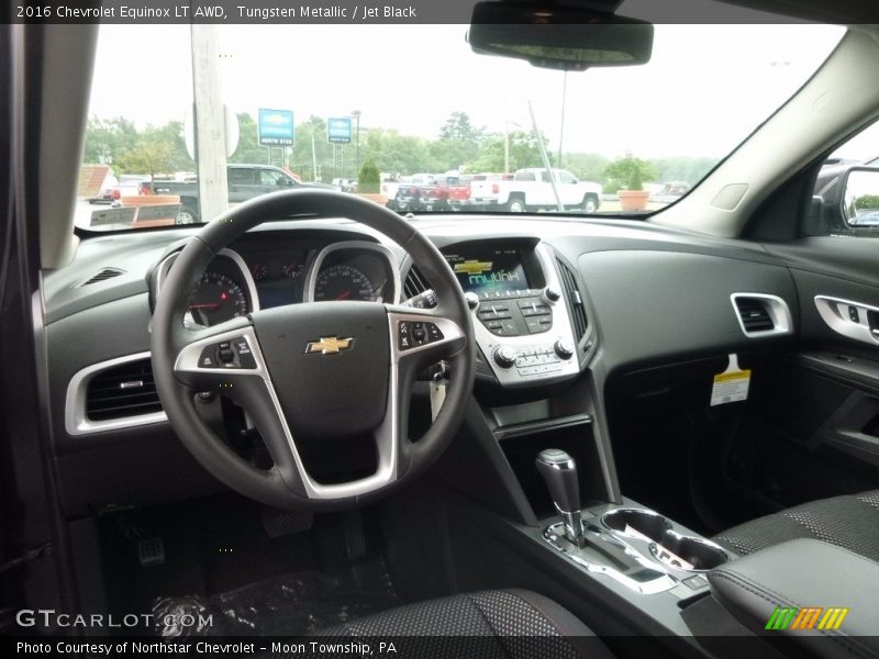 Tungsten Metallic / Jet Black 2016 Chevrolet Equinox LT AWD