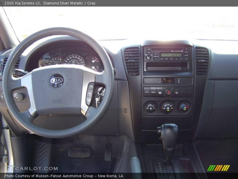 Diamond Silver Metallic / Gray 2003 Kia Sorento LX