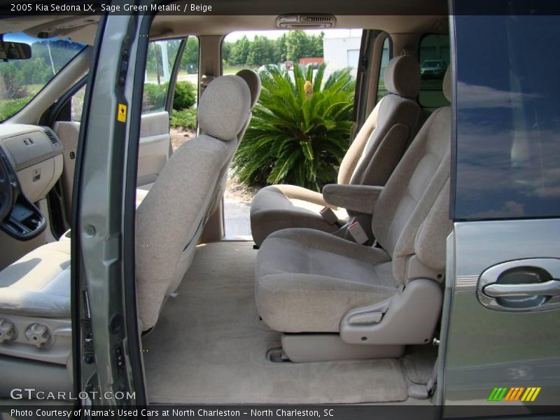 Sage Green Metallic / Beige 2005 Kia Sedona LX