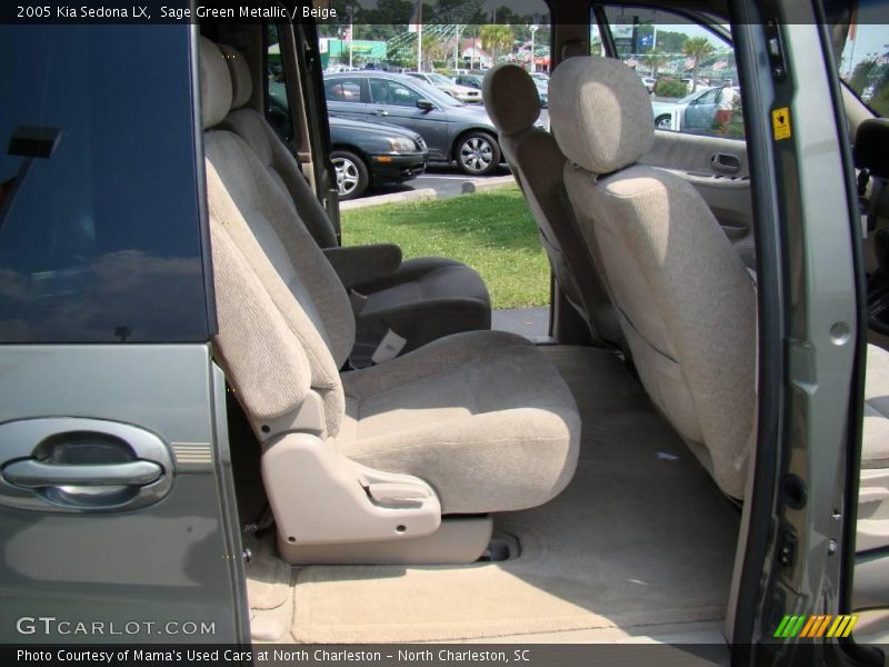 Sage Green Metallic / Beige 2005 Kia Sedona LX
