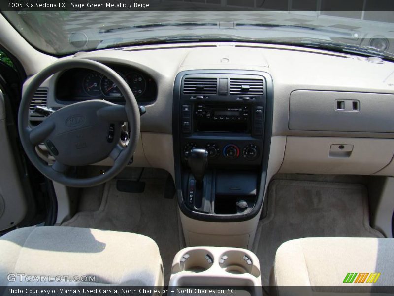 Sage Green Metallic / Beige 2005 Kia Sedona LX