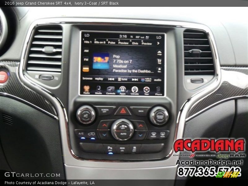 Ivory 3-Coat / SRT Black 2016 Jeep Grand Cherokee SRT 4x4