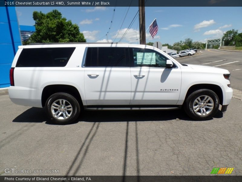 Summit White / Jet Black 2016 Chevrolet Suburban LS 4WD