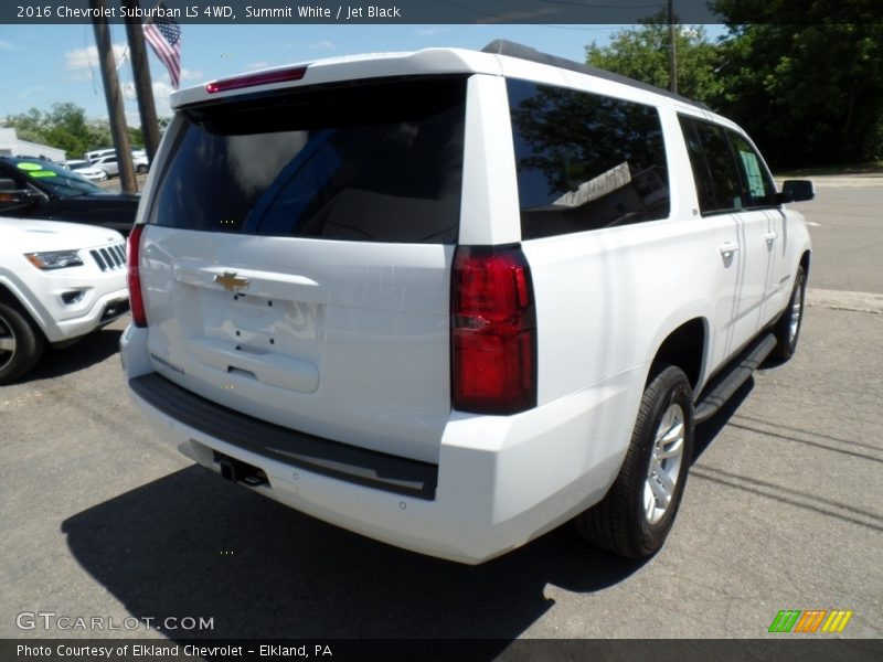 Summit White / Jet Black 2016 Chevrolet Suburban LS 4WD