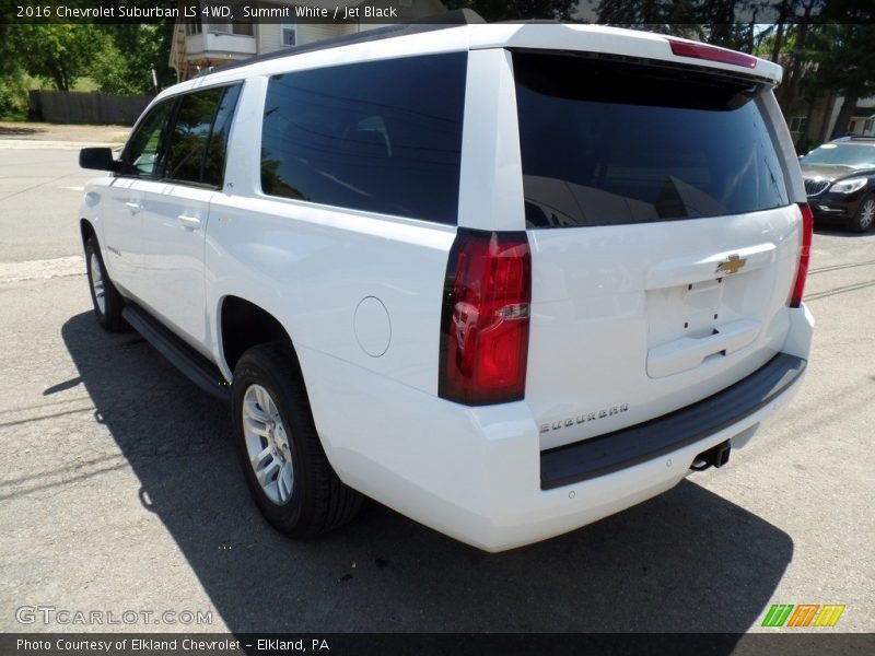 Summit White / Jet Black 2016 Chevrolet Suburban LS 4WD