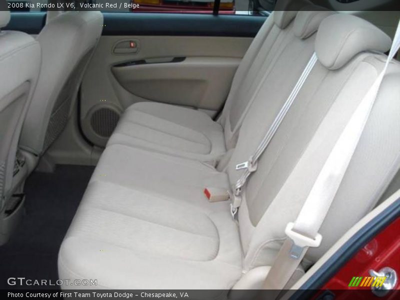 Volcanic Red / Beige 2008 Kia Rondo LX V6