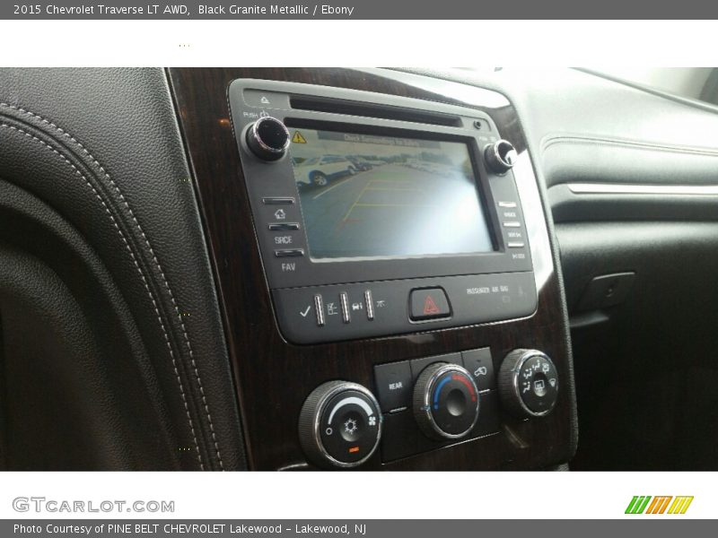 Black Granite Metallic / Ebony 2015 Chevrolet Traverse LT AWD