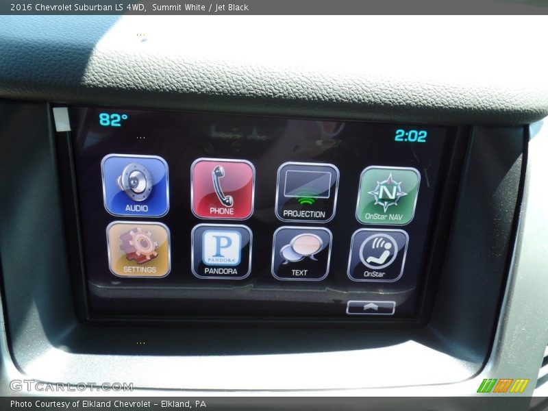 Summit White / Jet Black 2016 Chevrolet Suburban LS 4WD