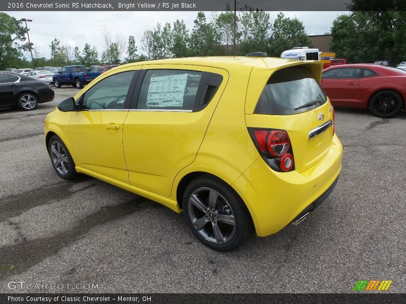  2016 Sonic RS Hatchback Bright Yellow