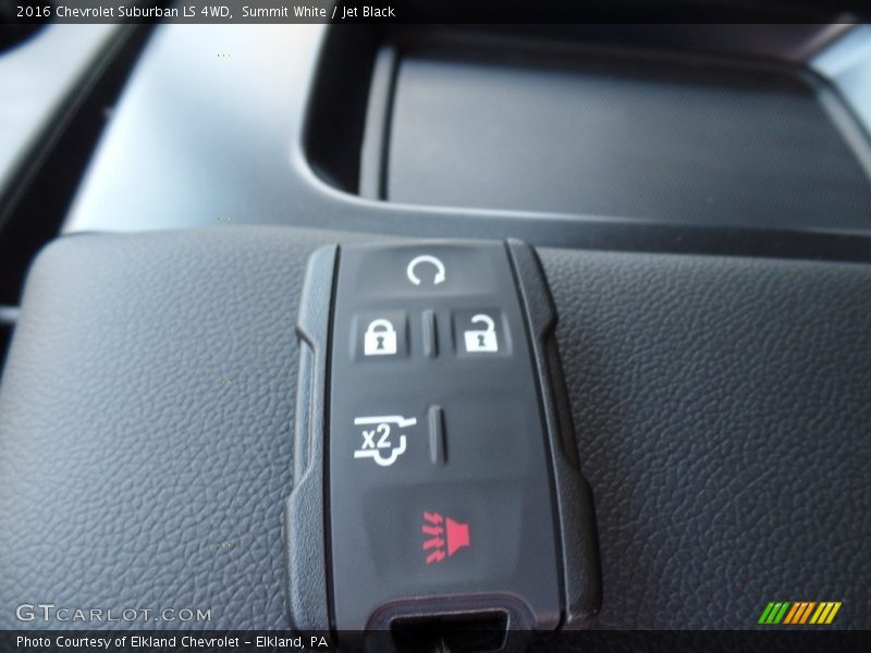 Summit White / Jet Black 2016 Chevrolet Suburban LS 4WD
