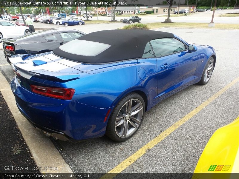 Hyper Blue Metallic / Jet Black 2017 Chevrolet Camaro SS Convertible