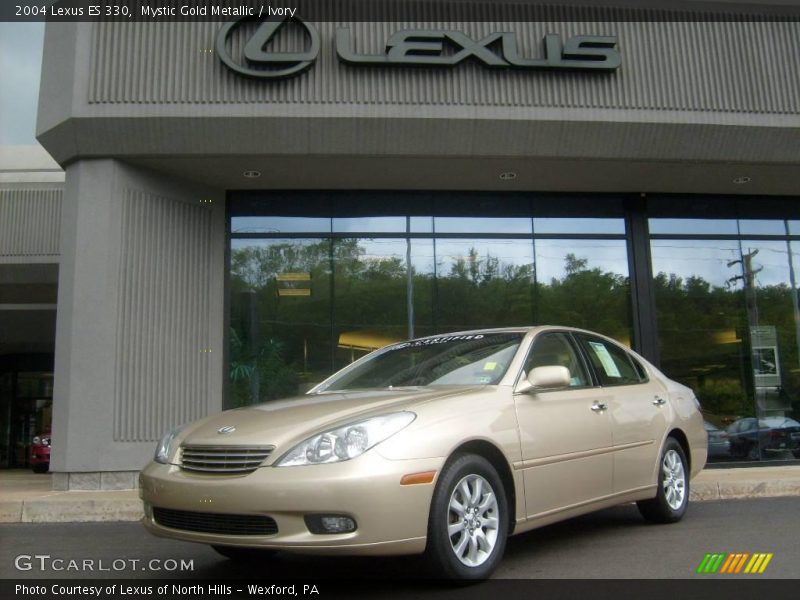 Mystic Gold Metallic / Ivory 2004 Lexus ES 330
