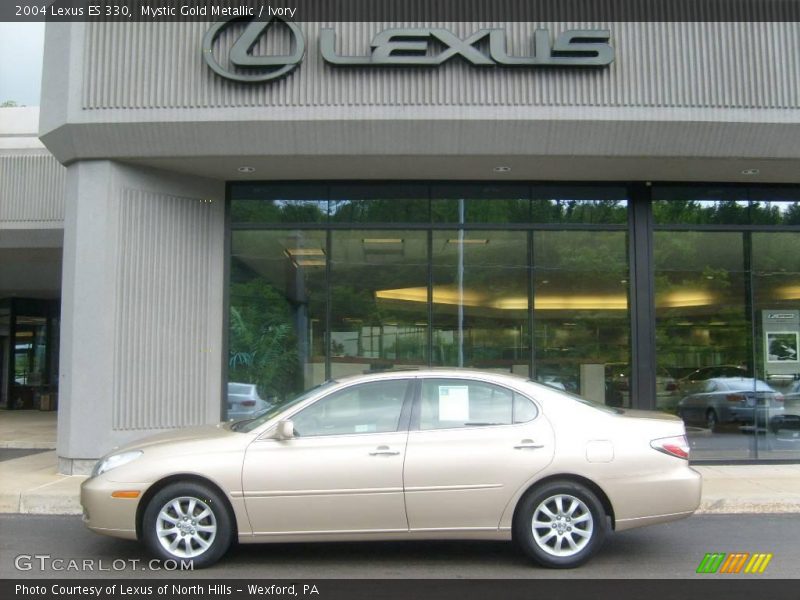 Mystic Gold Metallic / Ivory 2004 Lexus ES 330