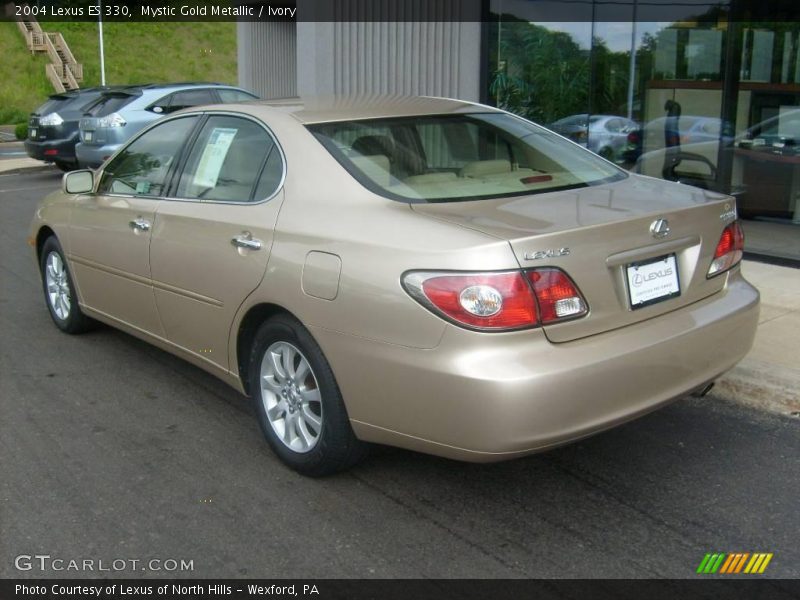 Mystic Gold Metallic / Ivory 2004 Lexus ES 330