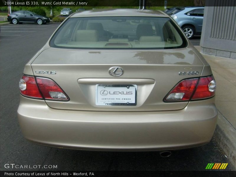 Mystic Gold Metallic / Ivory 2004 Lexus ES 330