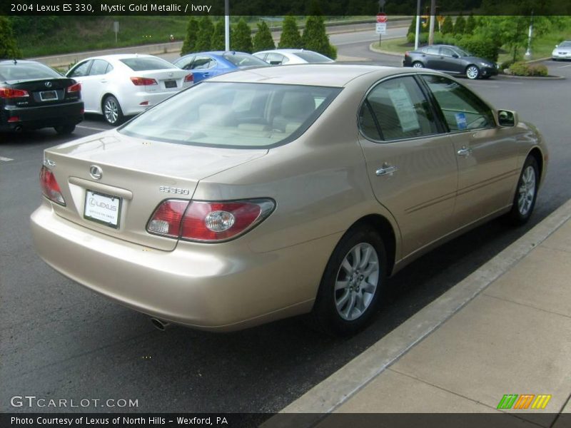 Mystic Gold Metallic / Ivory 2004 Lexus ES 330