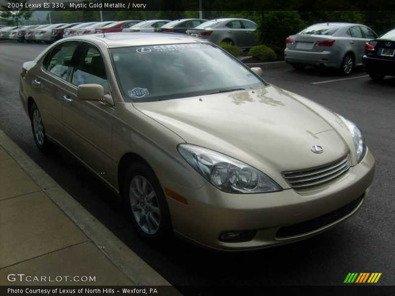 Mystic Gold Metallic / Ivory 2004 Lexus ES 330