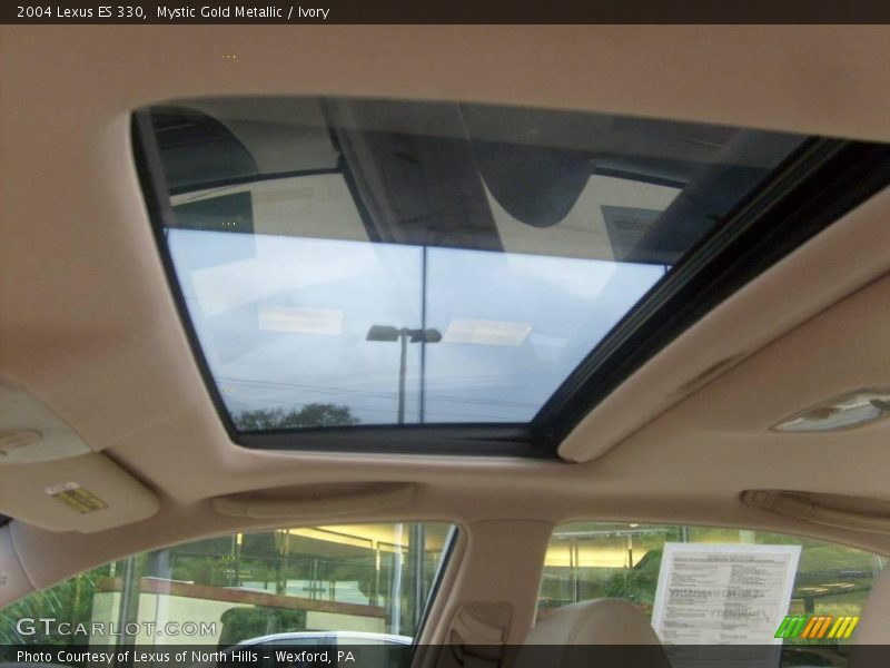 Mystic Gold Metallic / Ivory 2004 Lexus ES 330
