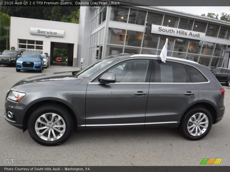 Daytona Gray Pearl / Black 2016 Audi Q5 2.0 TFSI Premium quattro