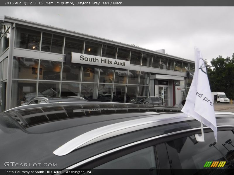 Daytona Gray Pearl / Black 2016 Audi Q5 2.0 TFSI Premium quattro