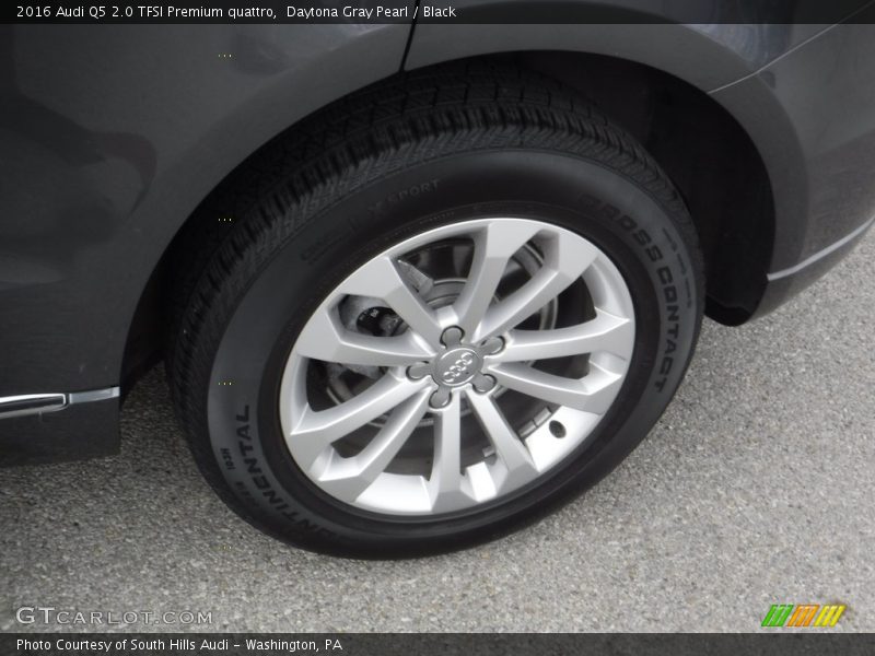 Daytona Gray Pearl / Black 2016 Audi Q5 2.0 TFSI Premium quattro