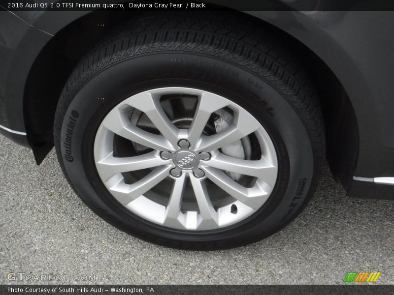 Daytona Gray Pearl / Black 2016 Audi Q5 2.0 TFSI Premium quattro