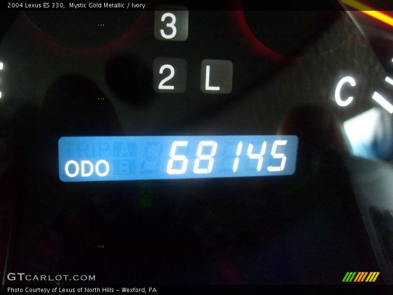 Mystic Gold Metallic / Ivory 2004 Lexus ES 330