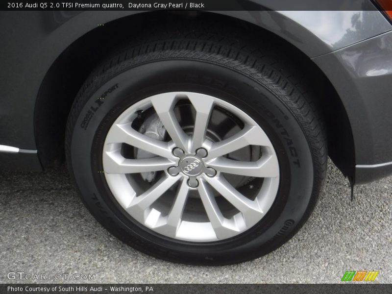 Daytona Gray Pearl / Black 2016 Audi Q5 2.0 TFSI Premium quattro