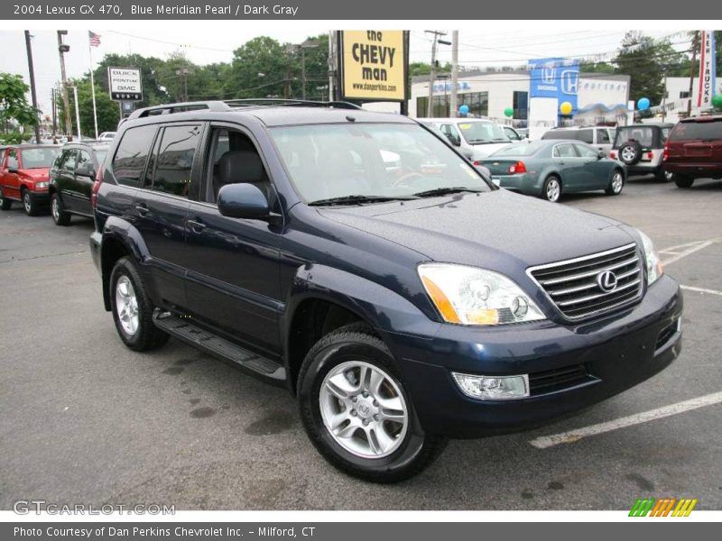 Blue Meridian Pearl / Dark Gray 2004 Lexus GX 470