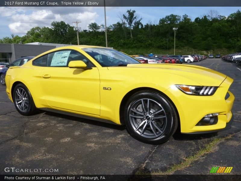  2017 Mustang GT Coupe Triple Yellow