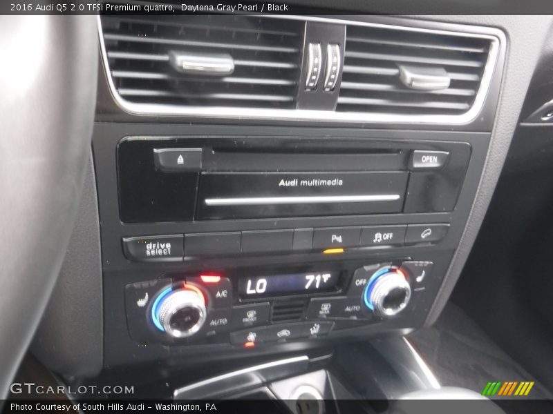 Daytona Gray Pearl / Black 2016 Audi Q5 2.0 TFSI Premium quattro