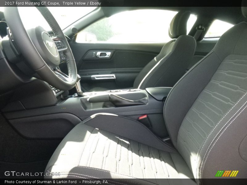 Front Seat of 2017 Mustang GT Coupe