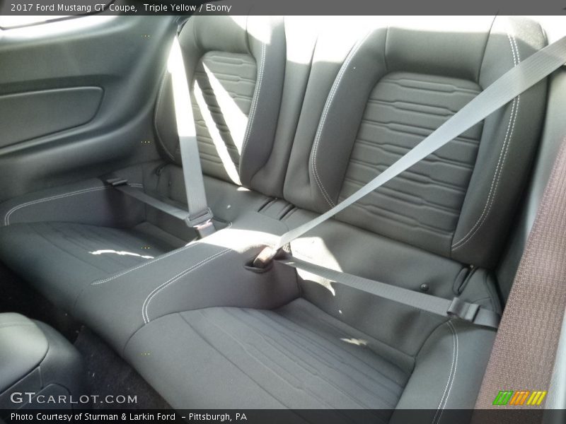 Rear Seat of 2017 Mustang GT Coupe