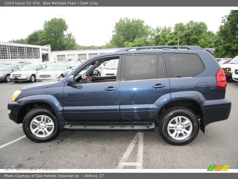 Blue Meridian Pearl / Dark Gray 2004 Lexus GX 470