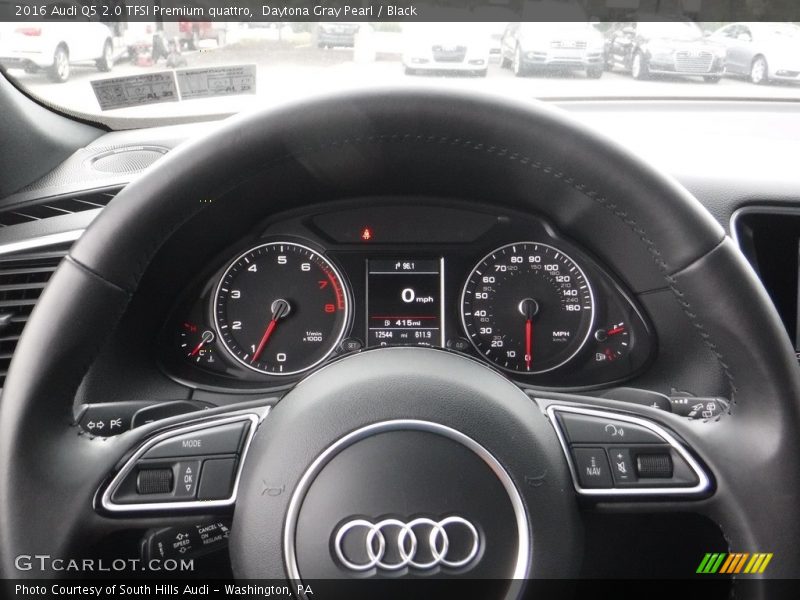 Daytona Gray Pearl / Black 2016 Audi Q5 2.0 TFSI Premium quattro