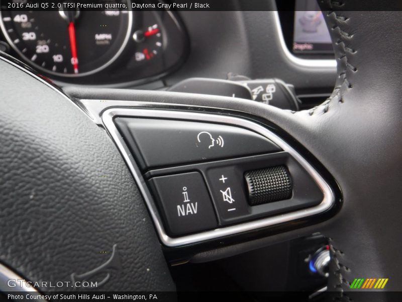 Daytona Gray Pearl / Black 2016 Audi Q5 2.0 TFSI Premium quattro
