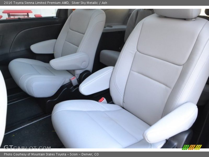 Silver Sky Metallic / Ash 2016 Toyota Sienna Limited Premium AWD