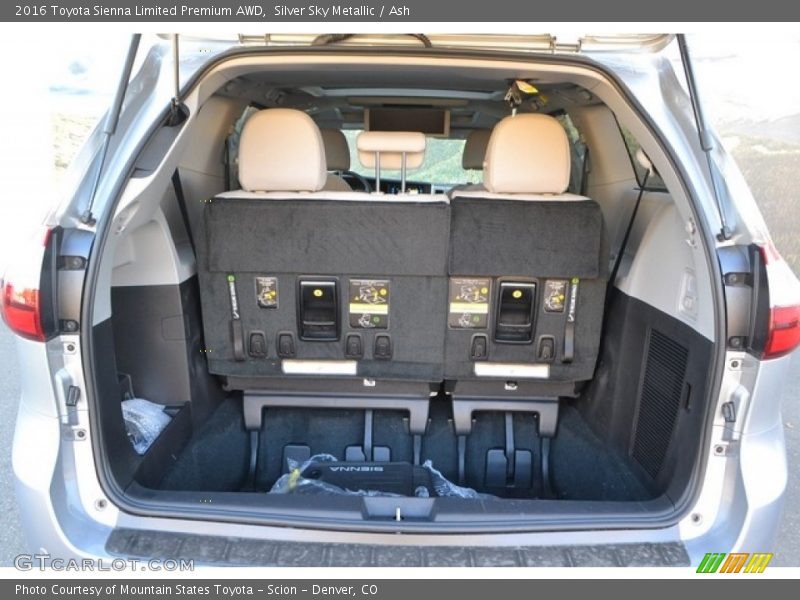 Silver Sky Metallic / Ash 2016 Toyota Sienna Limited Premium AWD