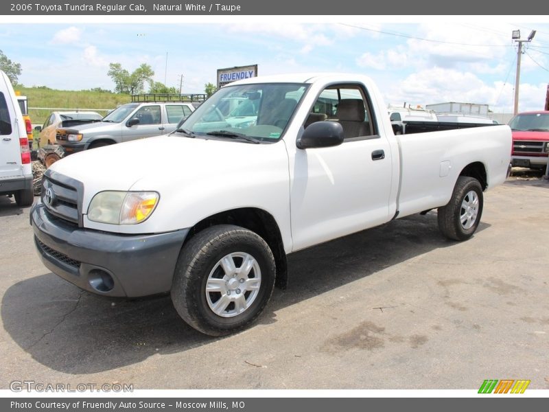 Natural White / Taupe 2006 Toyota Tundra Regular Cab