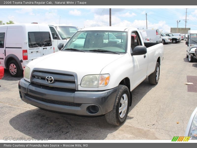 Natural White / Taupe 2006 Toyota Tundra Regular Cab