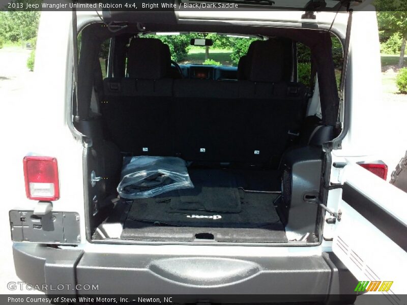 Bright White / Black/Dark Saddle 2013 Jeep Wrangler Unlimited Rubicon 4x4