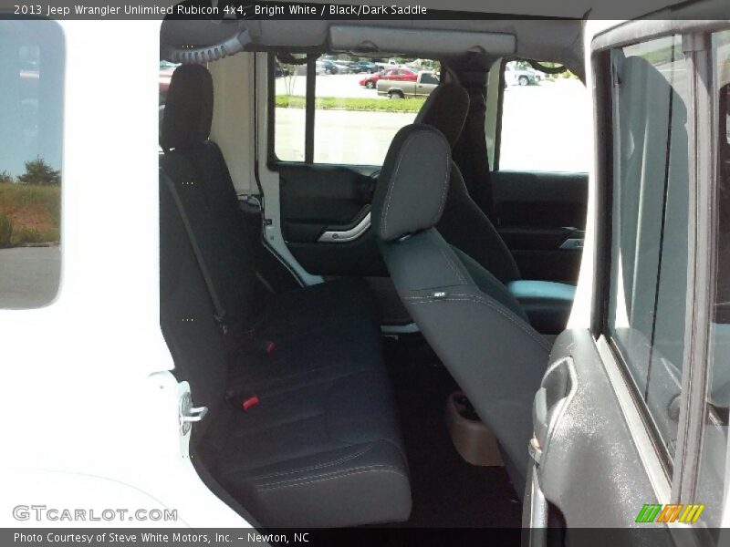 Bright White / Black/Dark Saddle 2013 Jeep Wrangler Unlimited Rubicon 4x4