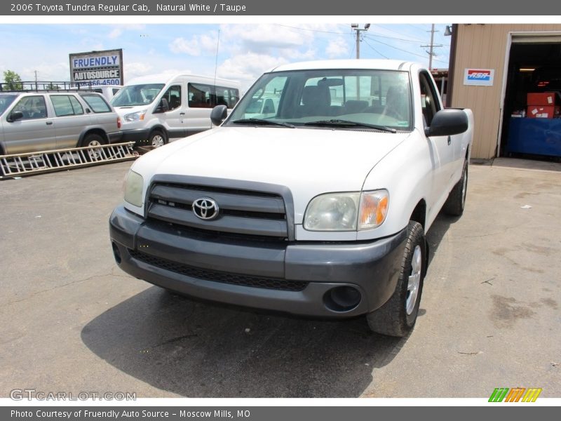 Natural White / Taupe 2006 Toyota Tundra Regular Cab