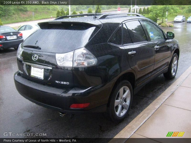 Black Onyx / Ivory 2008 Lexus RX 350 AWD