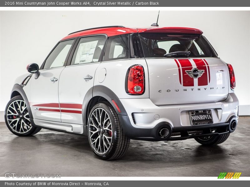 Crystal Silver Metallic / Carbon Black 2016 Mini Countryman John Cooper Works All4