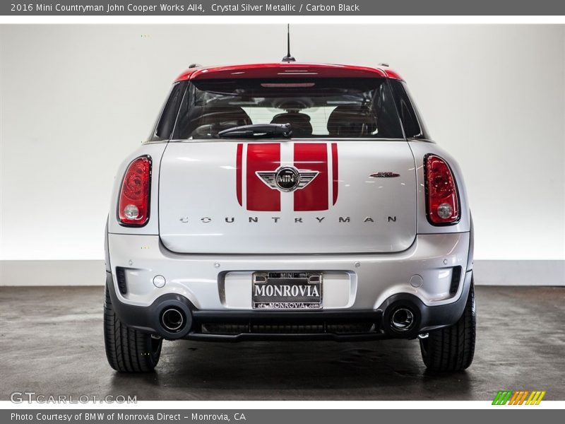 Crystal Silver Metallic / Carbon Black 2016 Mini Countryman John Cooper Works All4