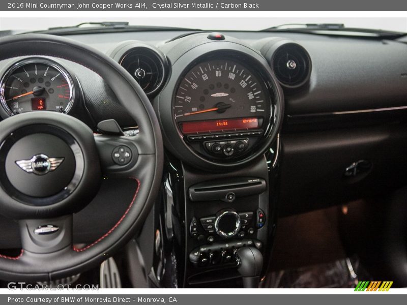 Crystal Silver Metallic / Carbon Black 2016 Mini Countryman John Cooper Works All4